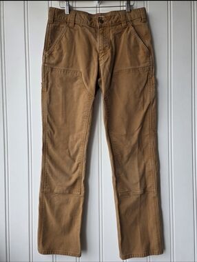 Carhartt Rugged Flex Relaxed Fit Duck Double Front Pants 103334 211 32X32